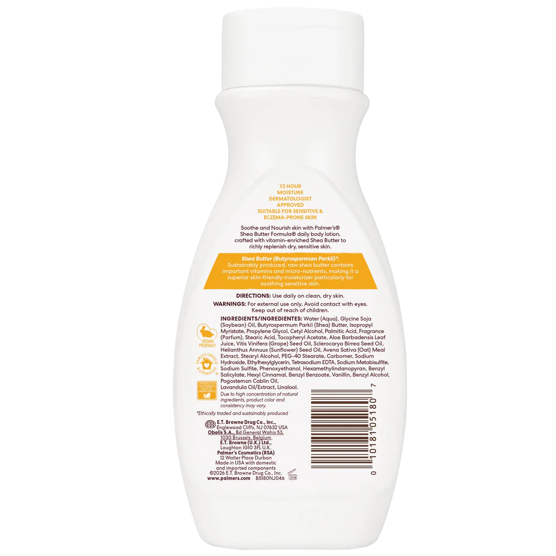 Palmer's Shea Butter Formula Raw Shea Nourish Daily Body Lotion