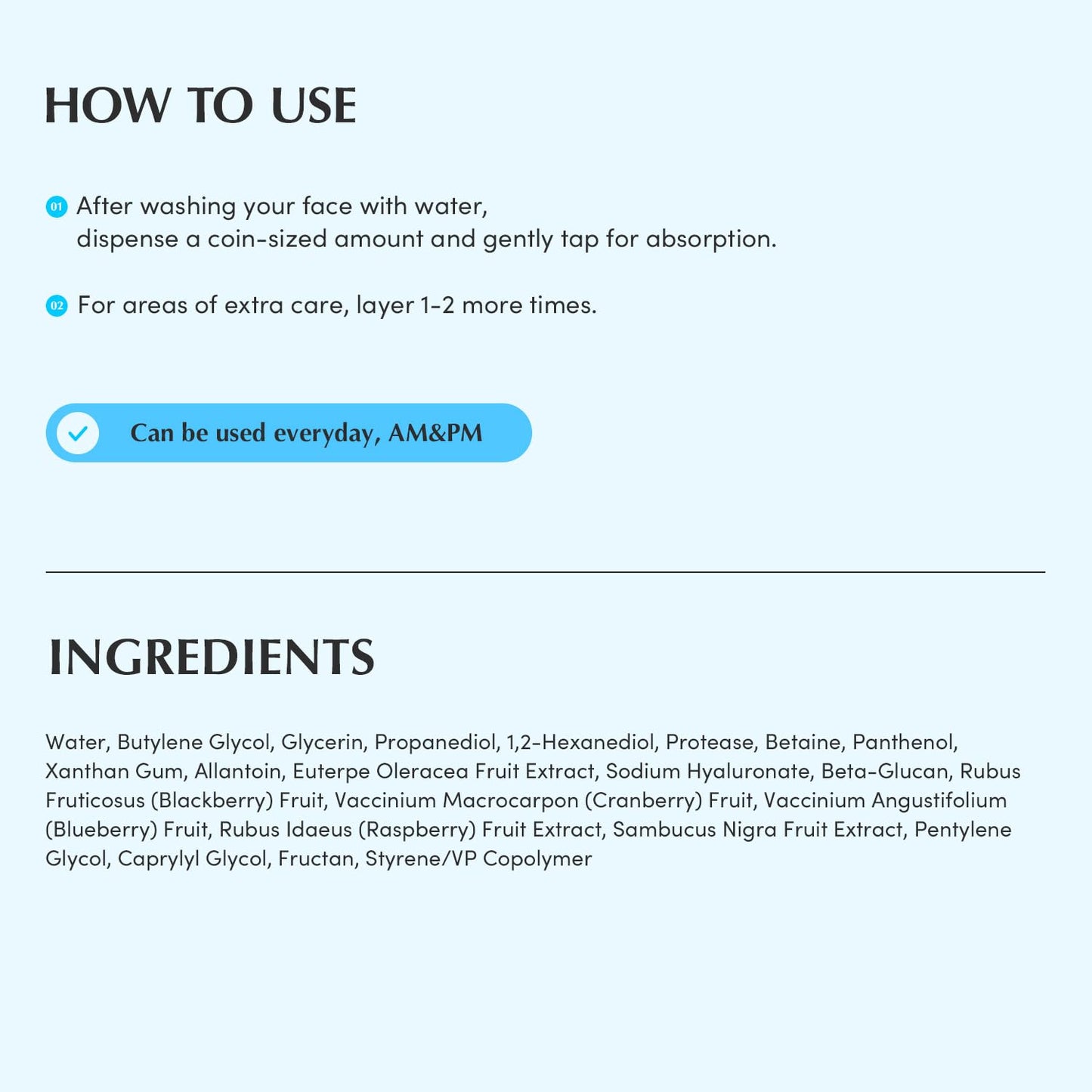 EQQUALBERRY Swimming Pool Toner