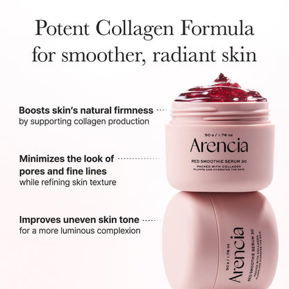 Arencia Overnight Red Smoothie Face Serum