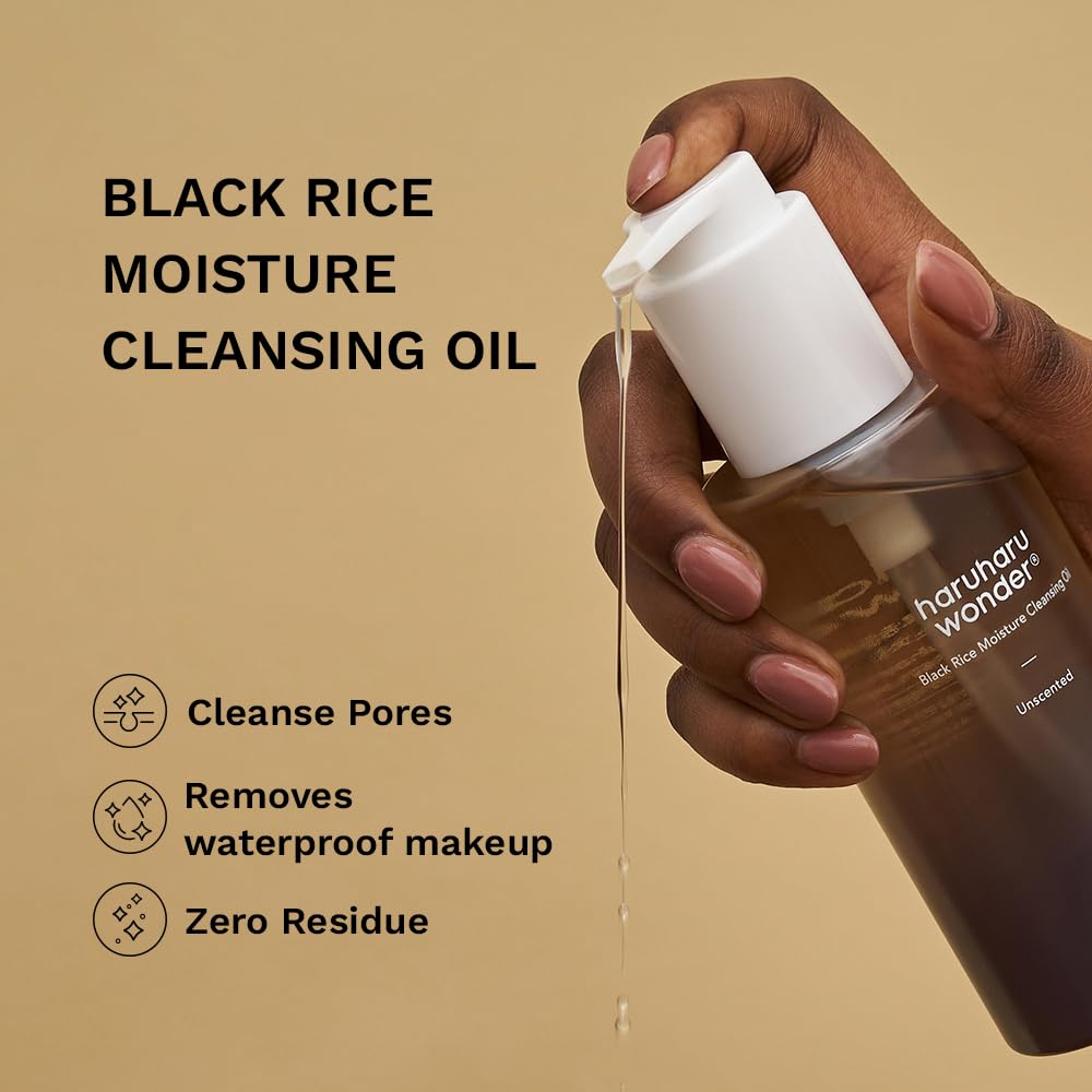 HARUHARU wonder Black Rice Moisture Cleansing Oil