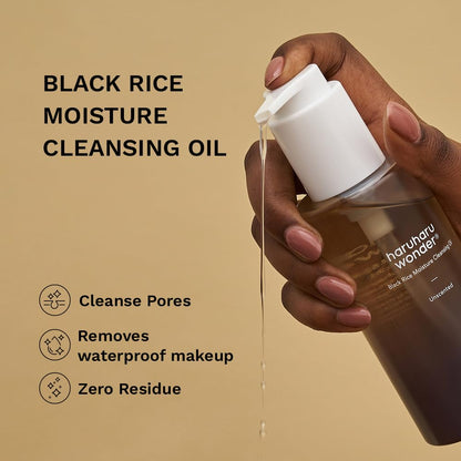 HARUHARU wonder Black Rice Moisture Cleansing Oil