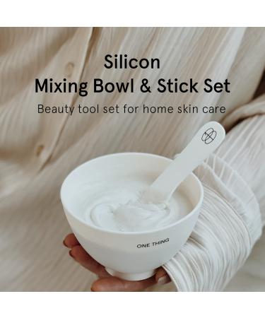 Silicone bowl and spatula set