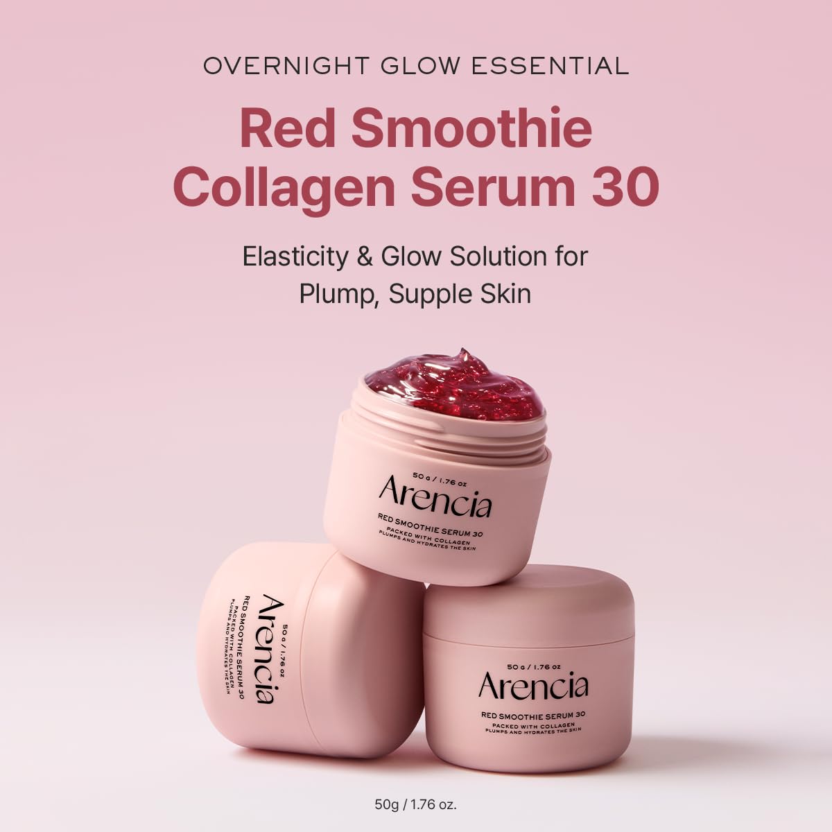 Arencia Overnight Red Smoothie Face Serum