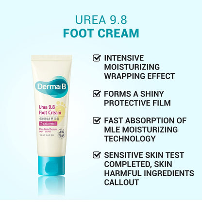 Derma B | Urea 9.8% Foot Cream
