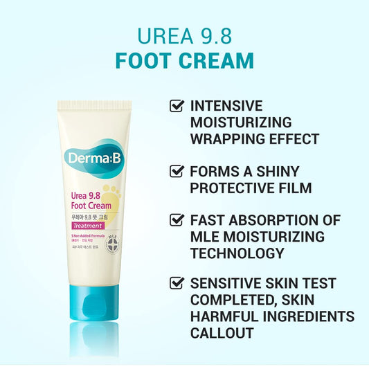 Derma B | Urea 9.8% Foot Cream