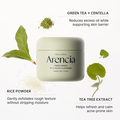 Arencia Korean Rice Mochi Face Cleanser