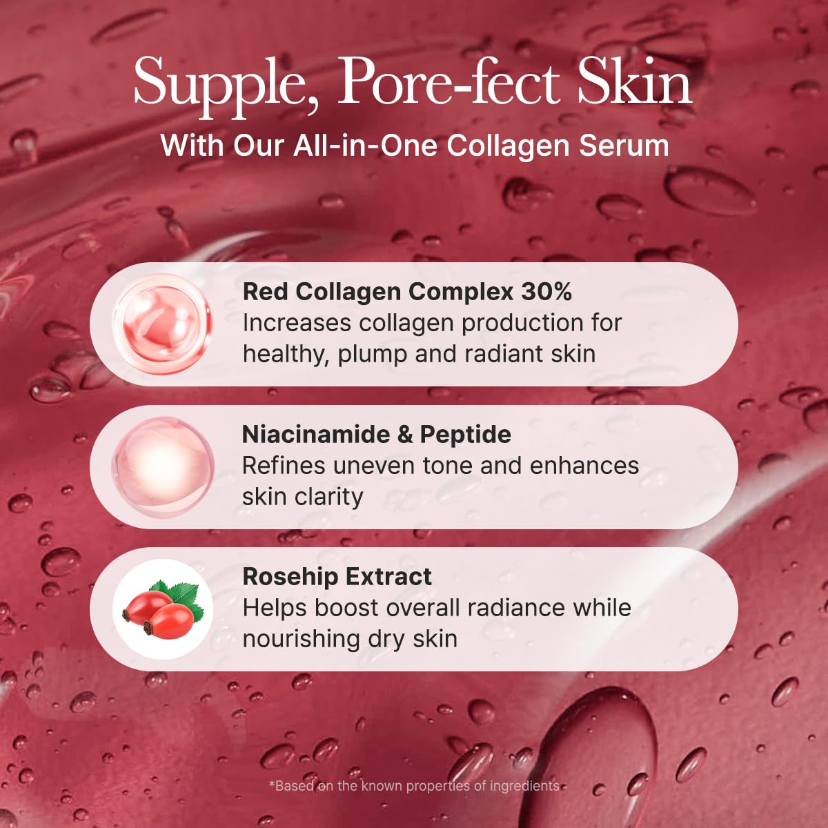 Arencia Overnight Red Smoothie Face Serum
