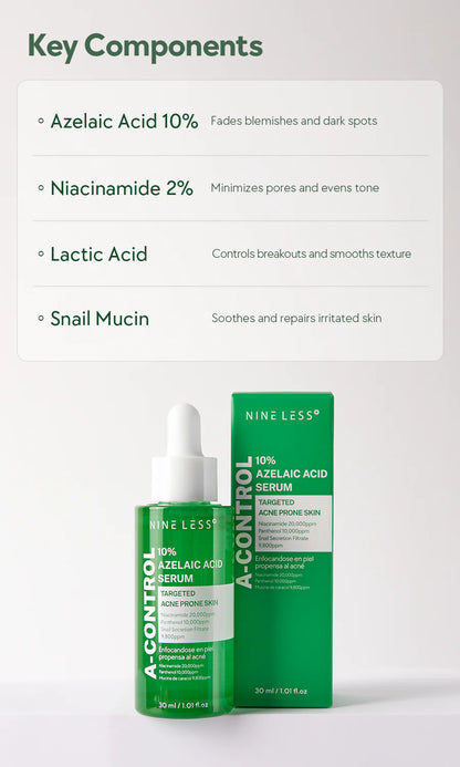 NINELESS A-Control 10% Azelaic Acid Serum