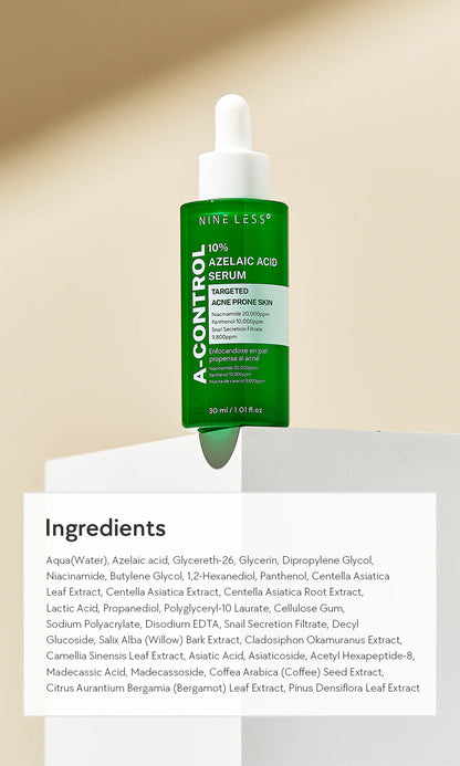 NINELESS A-Control 10% Azelaic Acid Serum