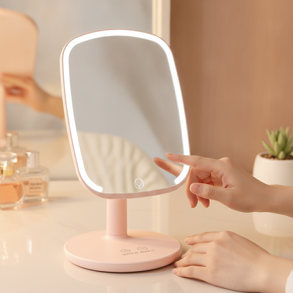 LED Makeup Mirror - With Stand