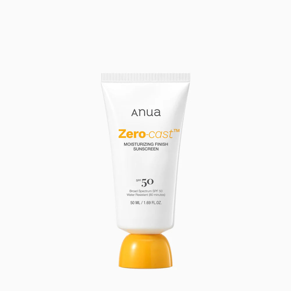 Anua Zero-Cast Moisturizing Finish Sunscreen SPF50