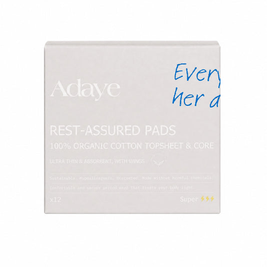 Adaye Rest-Assured Pads100% organic cotton