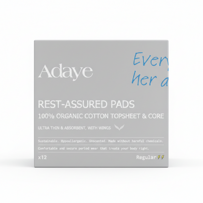 Adaye Rest-Assured Pads 100% organic cotton